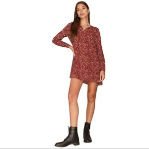 REFORMATION Red Cotswald Dress Size Large